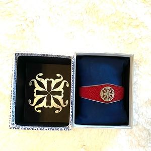 RUSTIC CUFF red stingray cuff